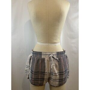 Anthropologie Cloth & Stone Plaid Shorts Size Small